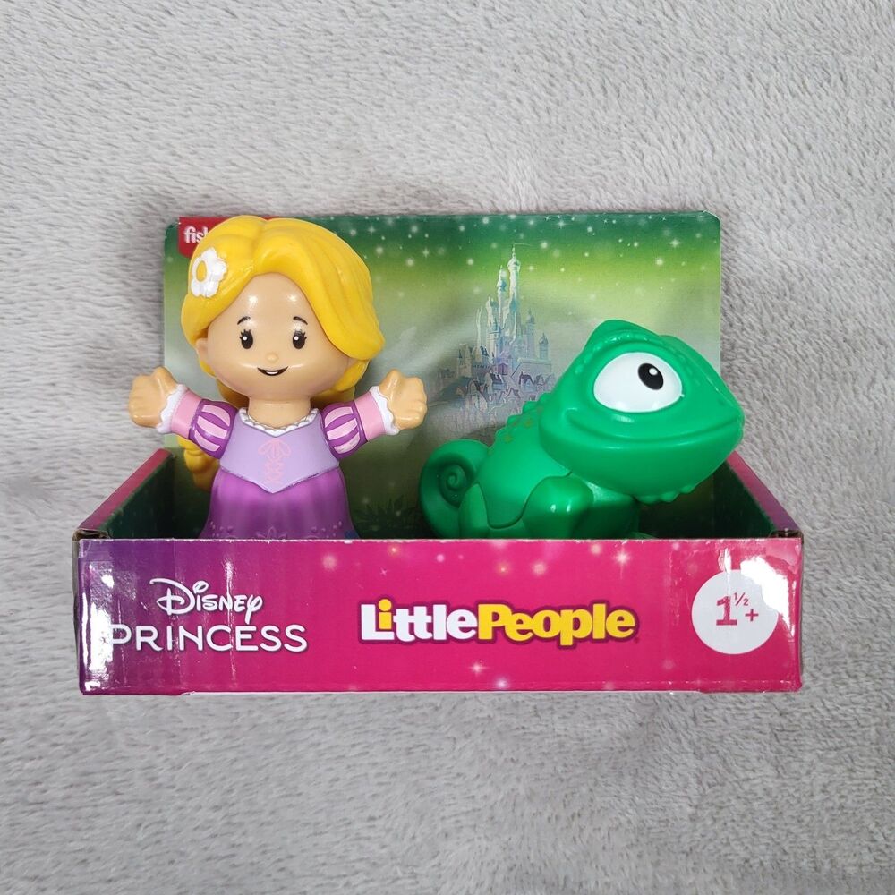 Fisher-Price Little People Disney Princess Rapunzel & Pascal 2-Pack Tangled NEW